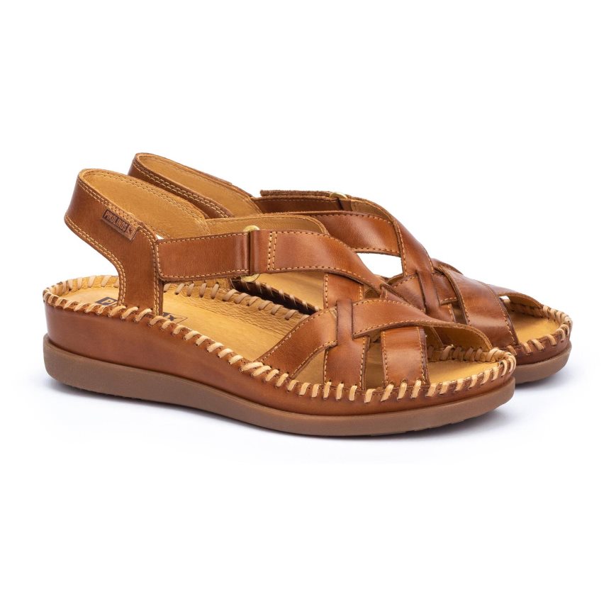 Women's Pikolinos CADAQUES Sandals Brown | NZ U2AQ591